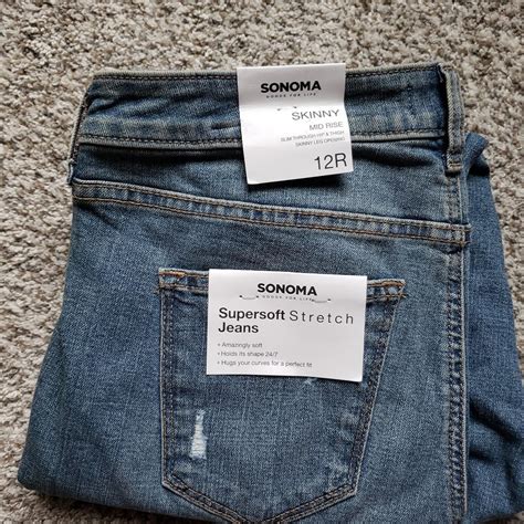 Sonoma Goods For Life Men S Blue And Navy Jeans Depop