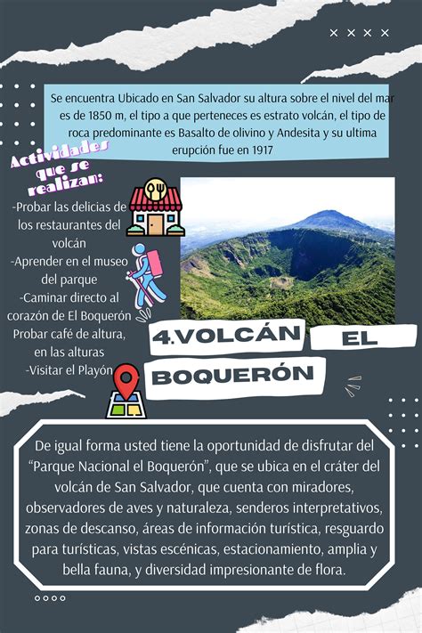 Principales Volcanes De El Salvador Activos Y Inactivos By Jacquelyn