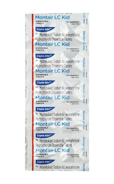 Montair LC Kid Tablet 10'S - Buy Medicines online at Best Price from Netmeds.com