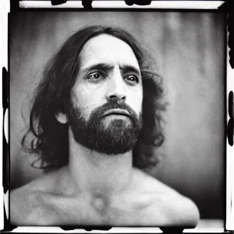 Photo Of Jesus Christ By Diane Arbus Black And White Stable