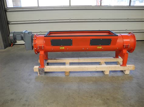 Shredder Discharge Rigid Conveyor Wood Chips Steiner