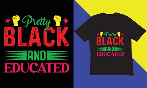 Black History Month T-Shirt Design. 15635070 Vector Art at Vecteezy