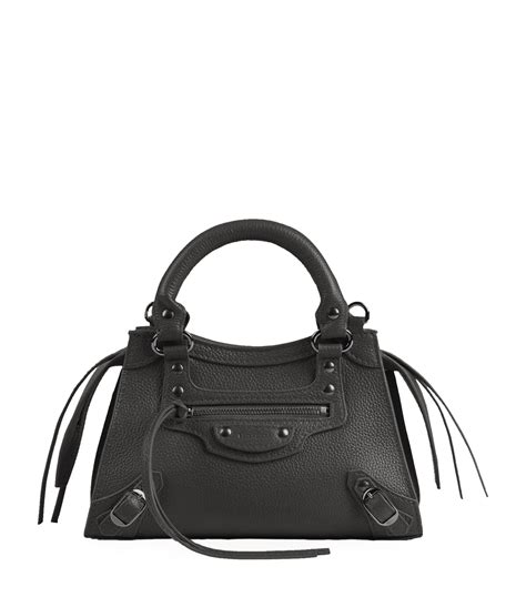 Balenciaga Black Mini Neo Classic City Bag Harrods UK