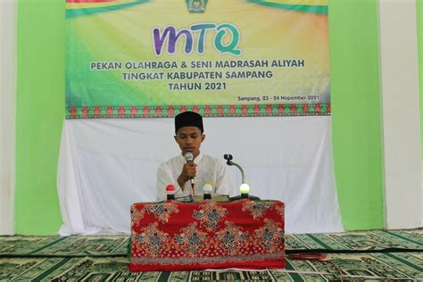 Seleksi Porseni Madrasah Aliyah Tingkat Kabupaten Di Man Sampang