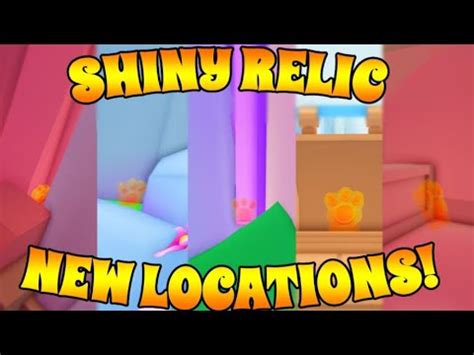 Locations Of All New Shiny Relic In Pet Simulator Roblox Youtube