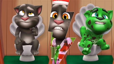 My Talking Tom 2 Vs Talking Tom Toilet Poop Sound Ios Android