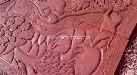 Carved Sandstone Wall Carving At Rs 1800square Feet In Agra Id