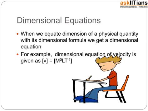 Dimensional Formulae And Dimensional Equations Physics Ppt