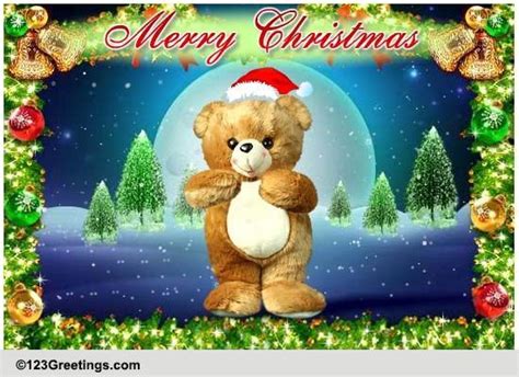 Christmas Hugs Cards, Free Christmas Hugs Wishes, Greeting Cards | 123 ...