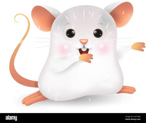 Caricature Du Petit Rat Personnalit Symbole Du Zodiaque De L Ann E