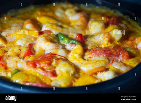 Moqueca Of Shrimps Brazilian Dish Stock Photo Alamy