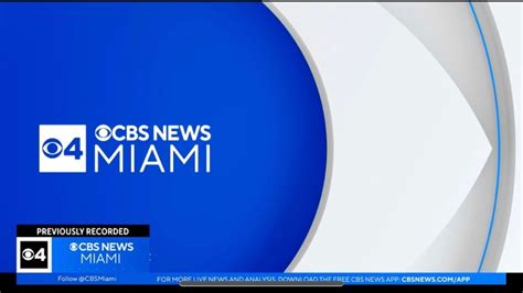 Wfor Tv Cbs News Miami Pm Open March Youtube