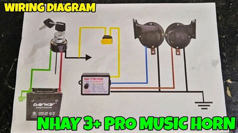 Paano Mag Install At Mag Wiring Ng Nhay Pro Music Horn Wiring