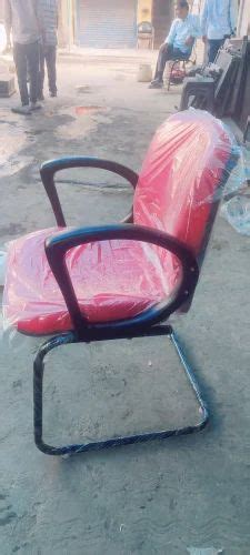 Mild Steel 1 Seater Godrej Visitor Chair For Office With Armrest At