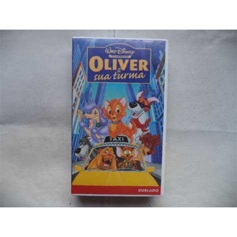 Fita Vhs Disney Oliver E Sua Turma Original Dublado Shopee Brasil