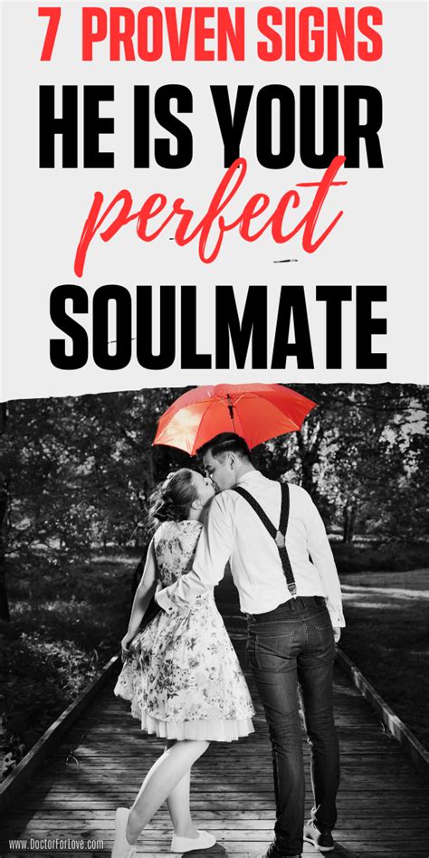 7 Sure Signs He Is Your Soulmate Soulmate Signs Soulmate Best Relationship Advice