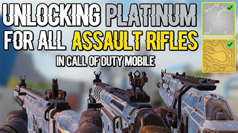 Unlocking All Gold Platinum Assault Rifles Gun Camos In Call Of Duty