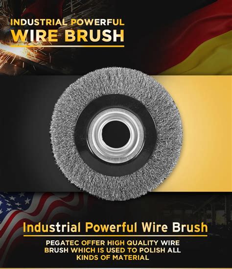 Pegatec Circular Steel Wire Wheel Brush Rust Cleaning Buy Pegatec