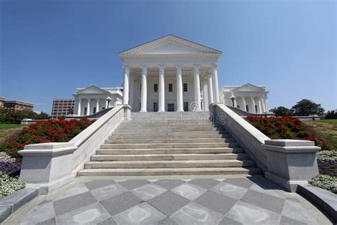 Edificio Del Capitolio Del Estado De Virginia Imagen De Archivo