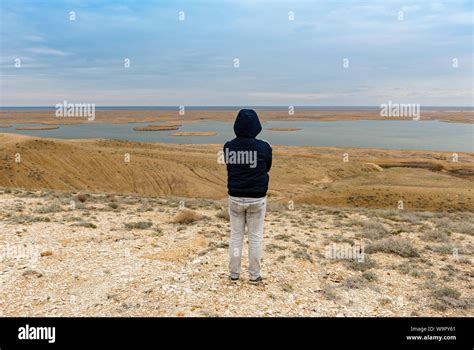 Sudochie Lake Ustyurt Plateau Uzbekistan Stock Photo Alamy