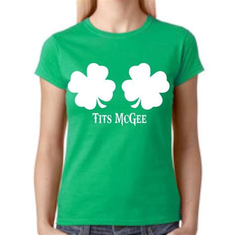 Items Similar To Tits Mcgee T Shirt For St Patricks Day Irish T