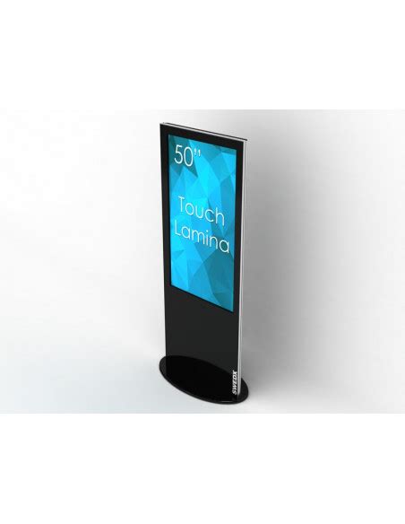 Stand Kiosk Totem Swedx Lamina K Cu Touch Swlt K A Negru