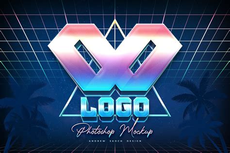 80s Style Logo Mockup Graphic by Sko4 · Creative Fabrica