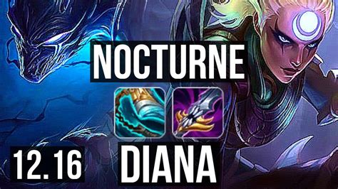 NOCTURNE Vs DIANA JNG 4 6M Mastery 1600 Games 6 2 9 EUW Master