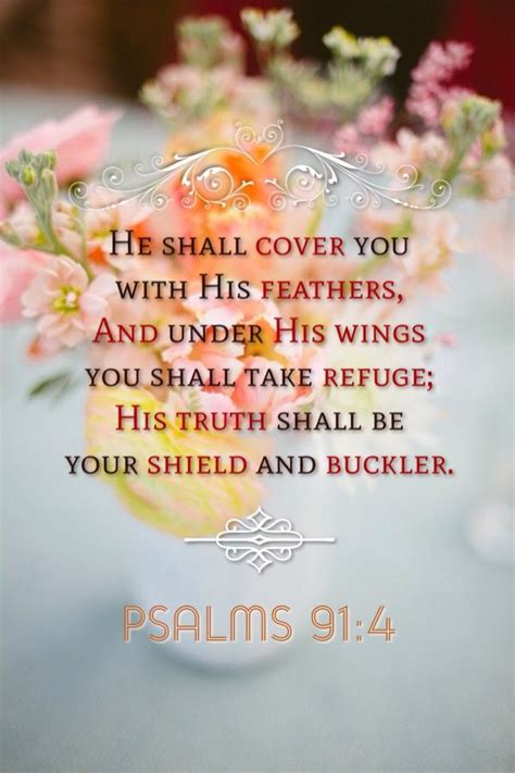 He Shall Cover You With His Feathers And Under His Wings You Shall