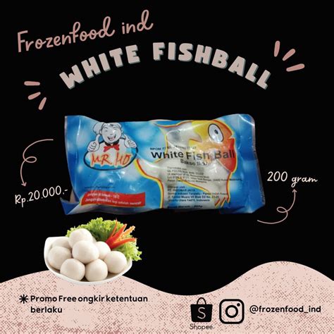 Jual FISHBALL WHITE FISHBALL 200Gram Shopee Indonesia