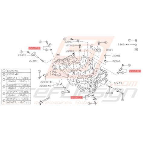 Capteur Arbres à Cames Origine Subaru BRZ 2017 2019 Stef Design