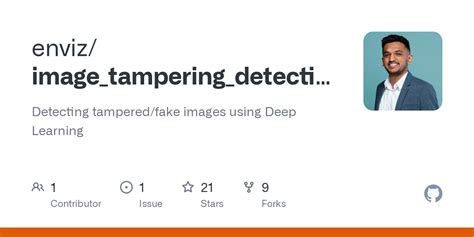 GitHub Enviz Image Tampering Detection Detecting Tampered Fake