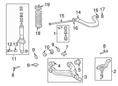 4845235020 Гайка эксцентриковая регулировочная TOYOTA LEXUS | Запчасти ...