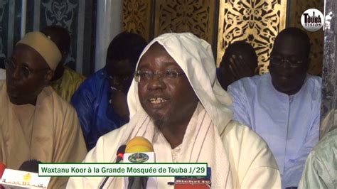 Discours De S Moustapha Ibn S Abdou Khadr Wakhtanu Koor La Grande