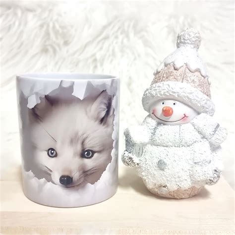 Tasse 3D Mit NAME NAMEN Mauer Weihnachten Nikolaus Schnee Winter Tier