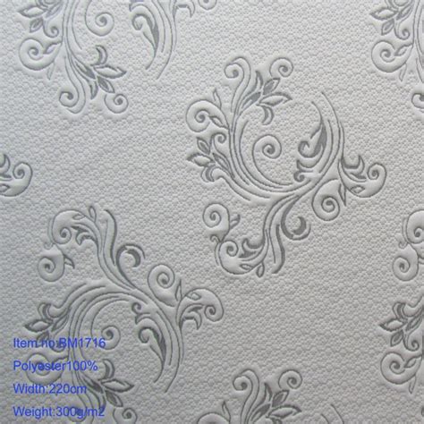 Knitted Jacquard Mattress Fabric For Home Textiles 220cm 300GSM 100