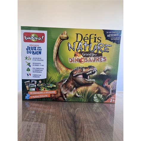 Jeu De Soci T D Fis Nature Le Grand Jeu Dinosaures Bioviva