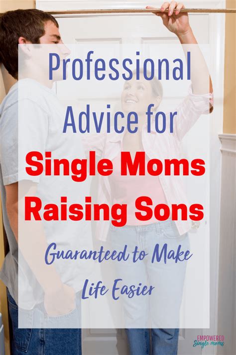 Guaranteed Professional Advice For Single Mothers Raising Sons