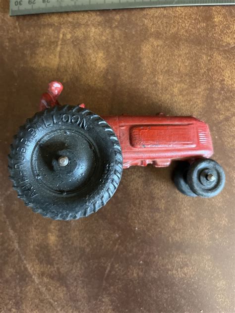 Vintage Graham Bradley Auburn Rubber Red Tractor Hitch Intact Ebay