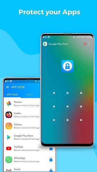 دانلود برنامه Applock Vault And Security Lock اندروید بازار