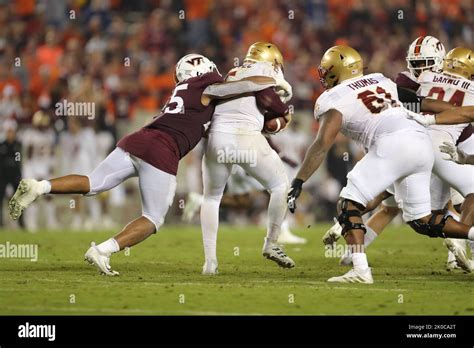 Blacksburg Virginia USA 10th Sep 2022 Boston College Eagles