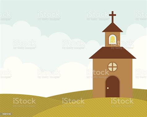 Country Church Stock Illustration Download Image Now Church Rural Scene Backgrounds Istock