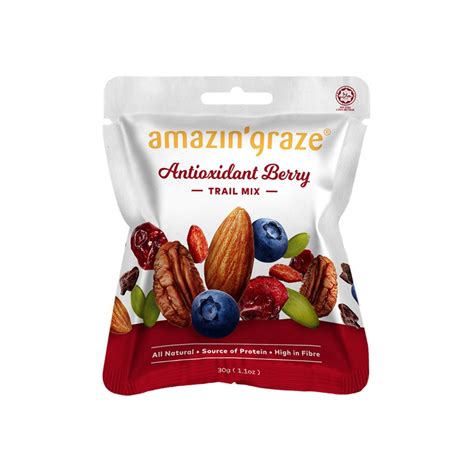 Amazin Graze Trail Mix Nutty Protein Antioxidant Berry Immunity