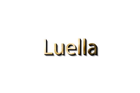 LUELLA NAME 3D 15733332 PNG