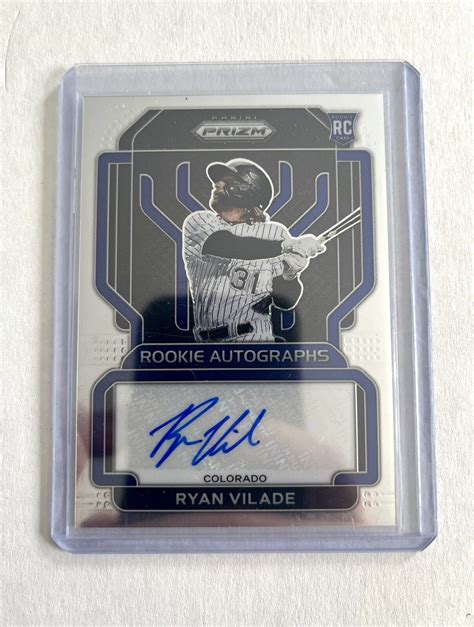 2022 Panini Prizm Rookie Auto Ryan Vilade RA VE Rookie Auto RC