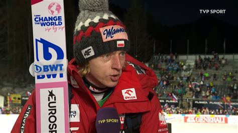 Planica 2023 Skoki narciarskie Dawid Kubacki po drużynówce na dużej