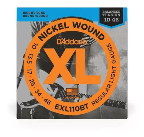 Encordoamento Guitarra D Addario Xl Nickel Exl Bt Frete Gr Tis