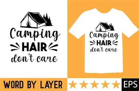 Dise O De Camiseta De Camping Svg Vector Premium