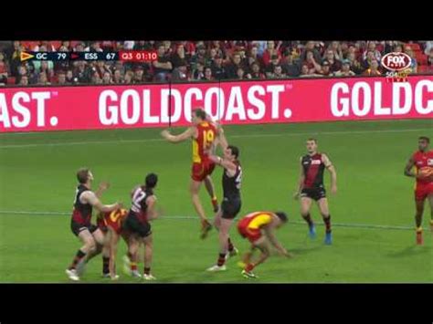 Round Afl Gold Coast Suns V Essendon Highlights Youtube