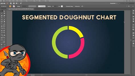 Create A Segmented Doughnut Chart In Adobe Illustrator YouTube